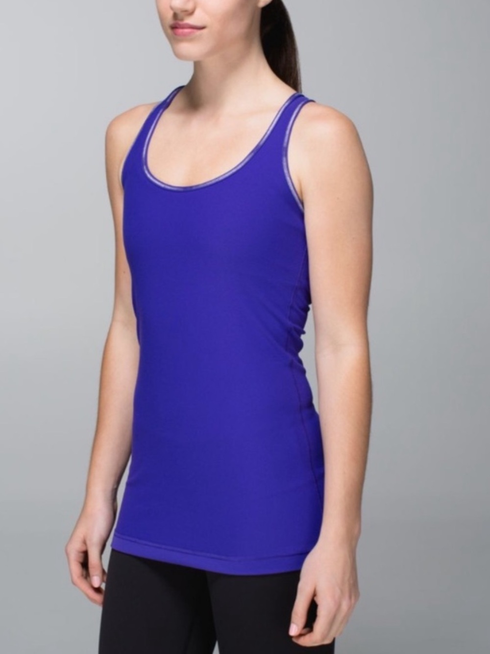 Lululemon Cool Racerback Reversible Tank Purple Womens 4